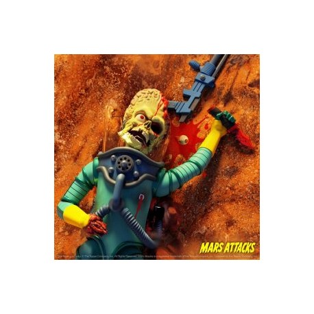 PREVENTA Mars Attacks Ultimates! Martian (Smashing the Enemy) Figure (PRECIO: $1250, APARTADO: $250) — marvel
